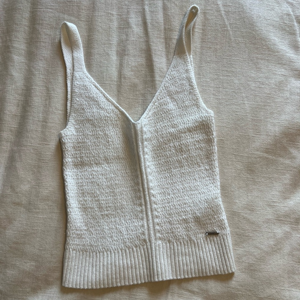 Abercrombie & Fitch Ribbed Sweater Tank Top